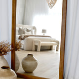 James Floor Mirror - Walnut