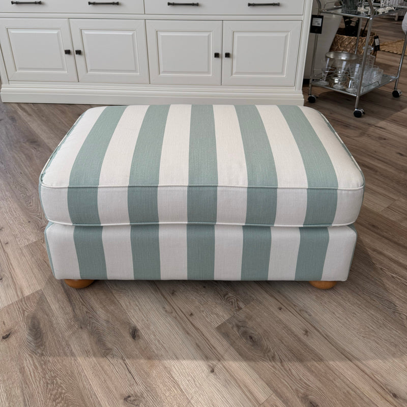 Harper Ottoman - Midnight Jade