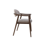 Hawthorne Dining Chair - Sandstone with Sable Legs