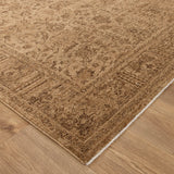 Heritage Distressed Border Rug - Mustard