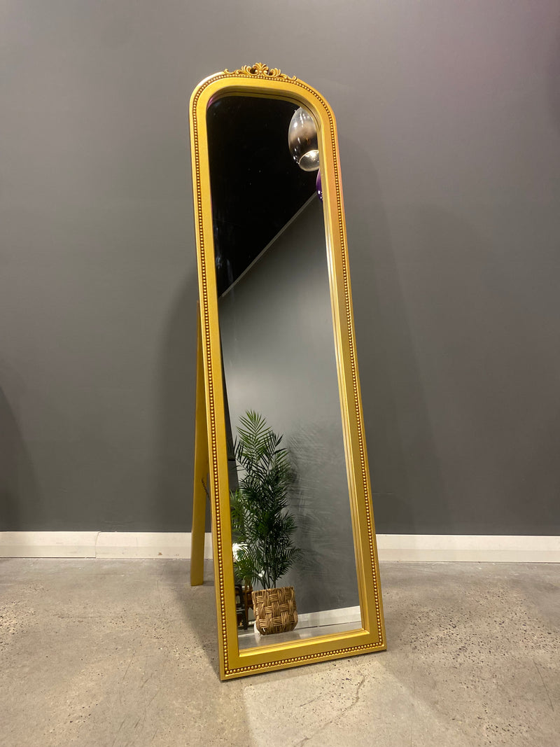 Heritage Standing Mirror - Antique Gold
