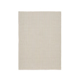 Heritage Stripe Cotton Tea Towel - Beige/White - Set of 2