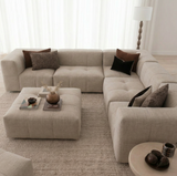 Saatchi 5 Piece Corner Modular - Preston Marshmallow