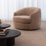 Biba Swivel Arm Chair - Tilly Raisin