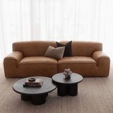Arlo Full Aniline Leather 4 Seater Sofa