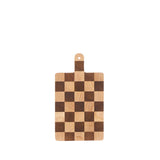 Hudson Acacia Wood Checkerboard Serving Board - Natural