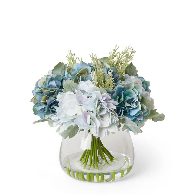 Hydrangea Allira Vase - Soft Blue