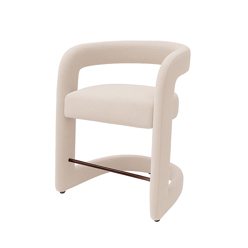 Solange Counter Stool - Bisque