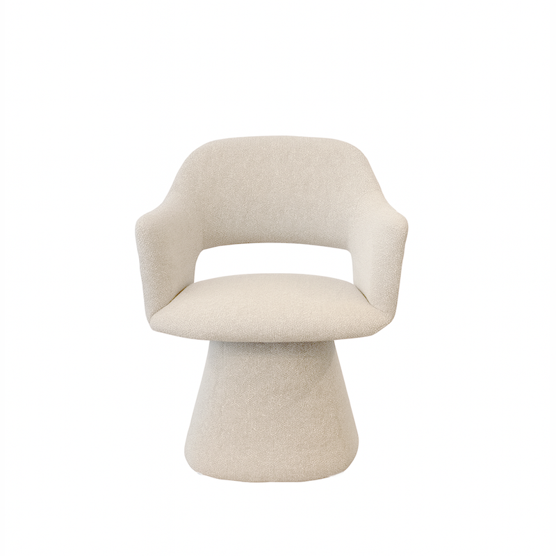 Michel Swivel Dining Chair - Sand