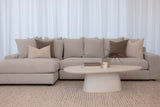 Sidney 5 Seater with Chaise - Cuddle Grey Gum