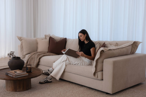 Reeves Day Bed Lounge - Exclusive Cobblestone