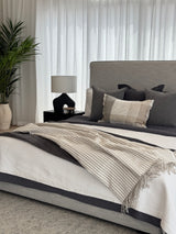 Orlando Bed - Light Grey