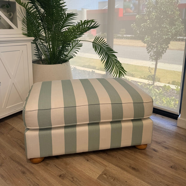 Harper Ottoman - Midnight Jade