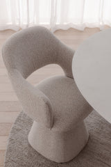 Michel Swivel Dining Chair - Sand