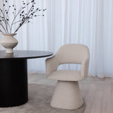 Michel Swivel Dining Chair - Sand