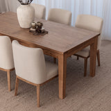 Portland Extension Dining Table - Honey Oak