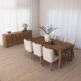 Portland Extension Dining Table - Honey Oak