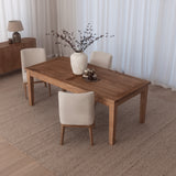 Portland Extension Dining Table - Honey Oak