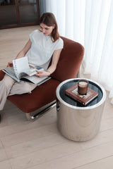 Savoy Armchair - Mohe Rust