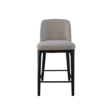 Ellery Counter Stool - Ecru with Ebony Legs
