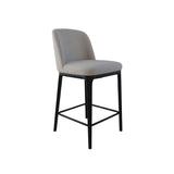 Ellery Counter Stool - Ecru with Ebony Legs