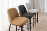 Ellery Counter Stool - Ecru with Ebony Legs
