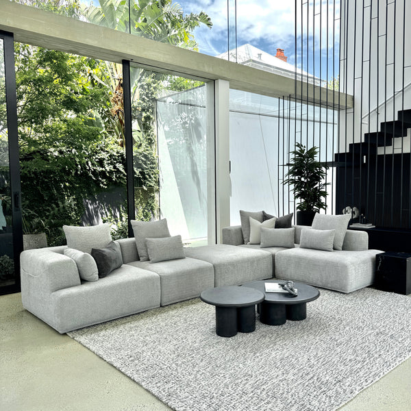 Axel Full Modular Lounge - Grey Gum