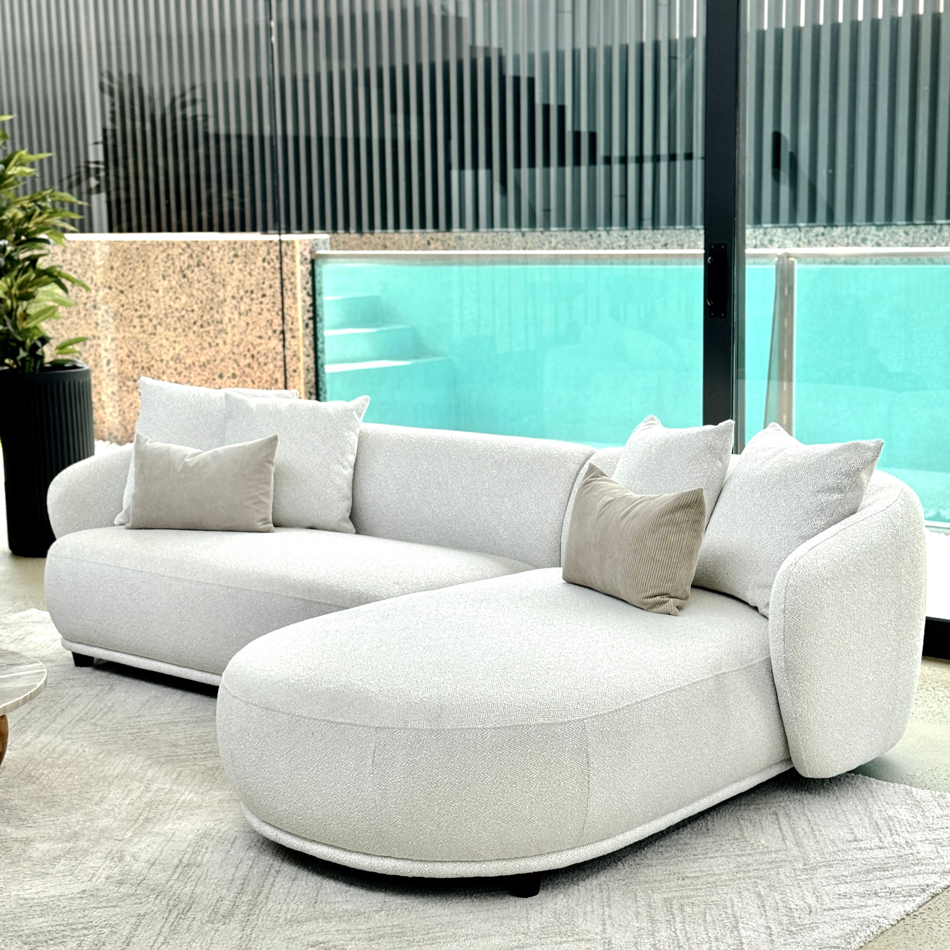 Buy Rae 3 Seater with Chaise - Wheat in Perth, Osborne Park ...