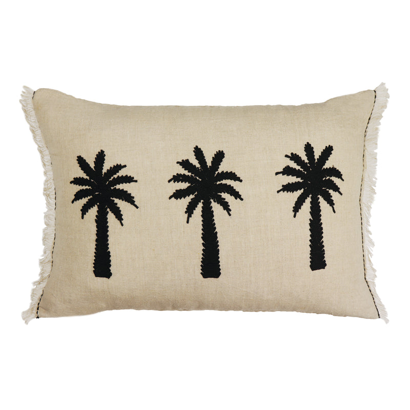 Bermuda Palm Linen Cushion