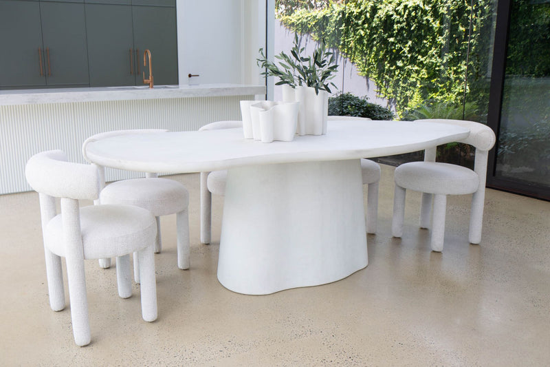 Iliad 2400 Dining Table - White