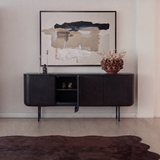 Iliad 4 Door Sideboard - Black