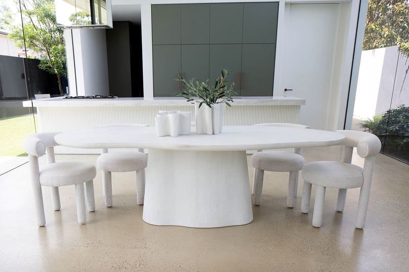 Iliad 2400 Dining Table - White