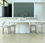 Iliad 2400 Dining Table - White