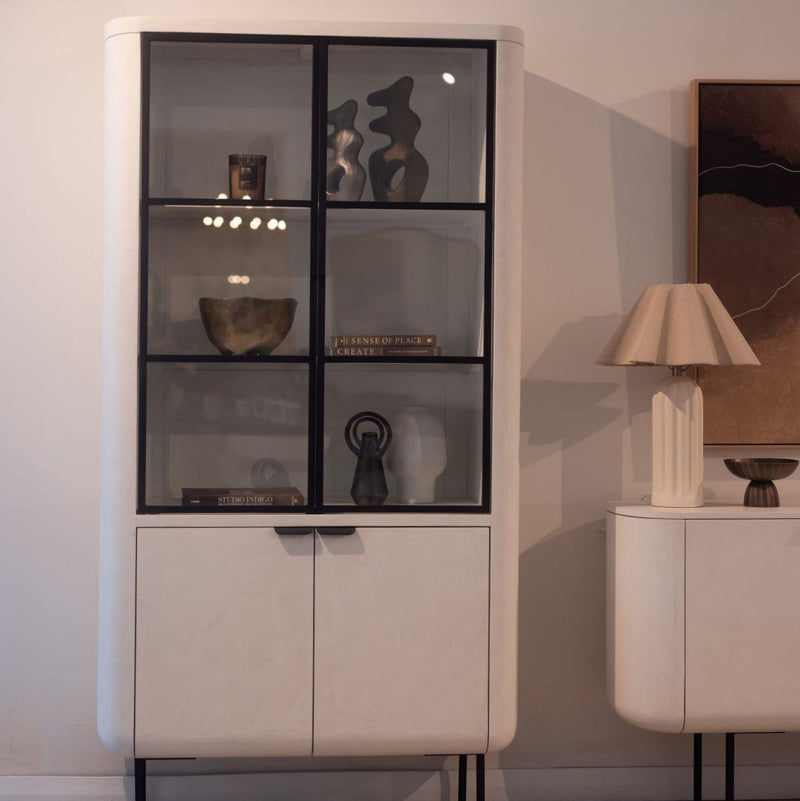 Iliad Display Cabinet with Glass Doors
