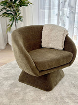 Lucca Swivel Chair - Olive