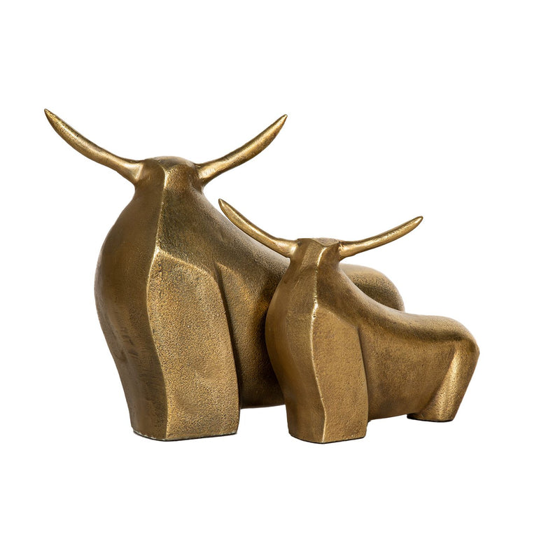 Yak Statue - Brass Antique