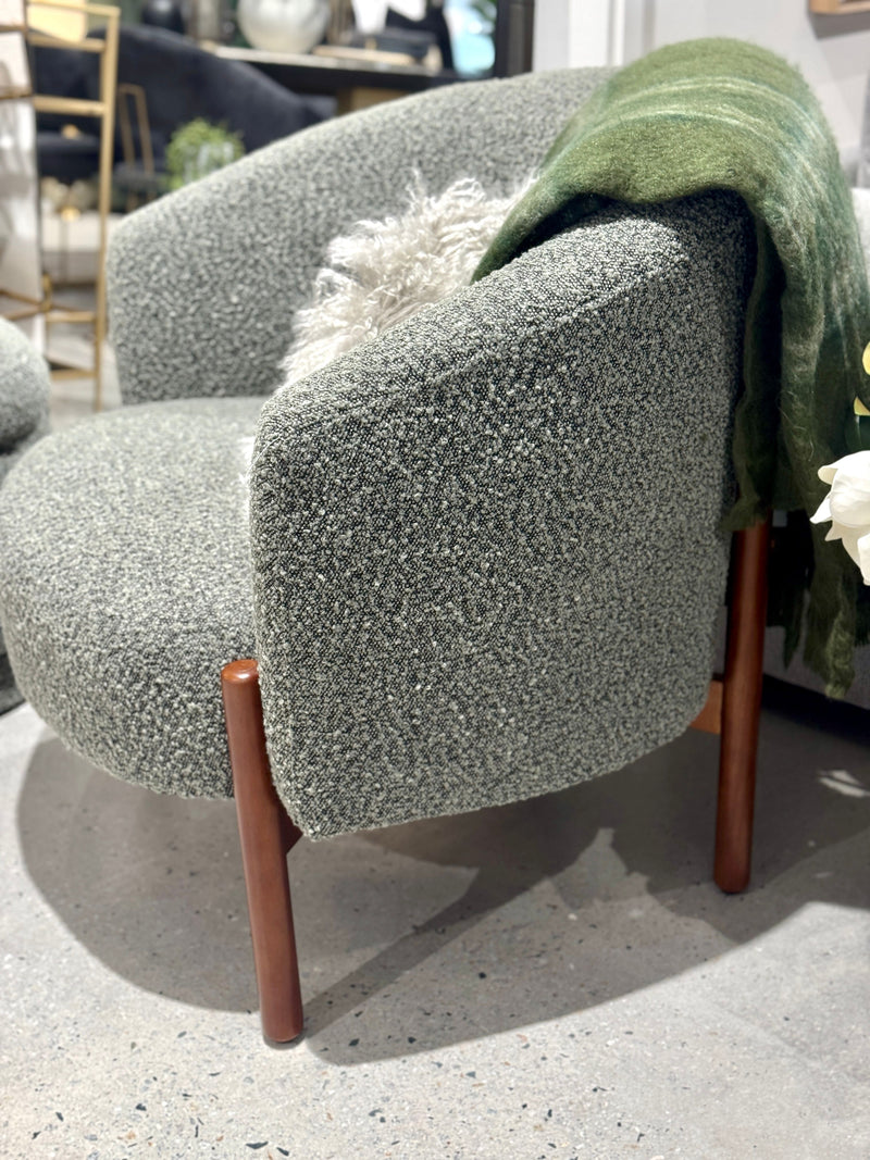 Tiana Boucle Armchair - Sage