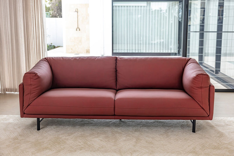 Alina 3 seater - Crimson