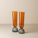 Kairos Champagne Flute (Set of 2) - Smoke