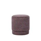 Kiran Stool - Blue Rust & White