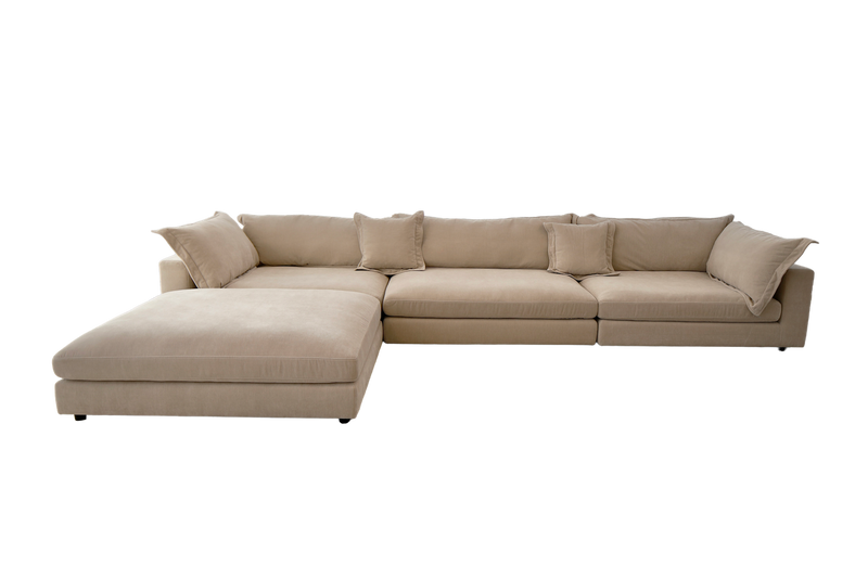 Reeves Single Seat Armless - Exclusive Cobblestone