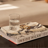 Linea Rectangle Marble Tray