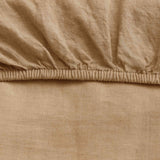 Cultiver Linen Fitted Sheet - Sand