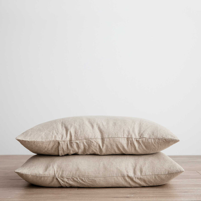 Linen Pillowcases (Set of 2) - Natural