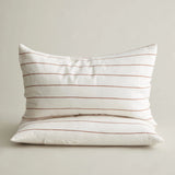Cultiver Linen Standard Pillowcases (Set of 2) - Cedar Stripe