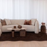 Loma Marble/Timber Side Table