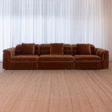 Lorde 3 Seater with 2 Power Recliner - Provence Cinnamon