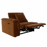 Lorde Single Electric Recliner with LHS Arm - Provence Cinnamon