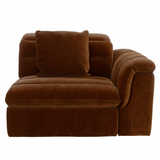 Lorde Single Electric Recliner with RHS Arm - Provence Cinnamon