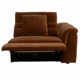Lorde Single Electric Recliner with RHS Arm - Provence Cinnamon
